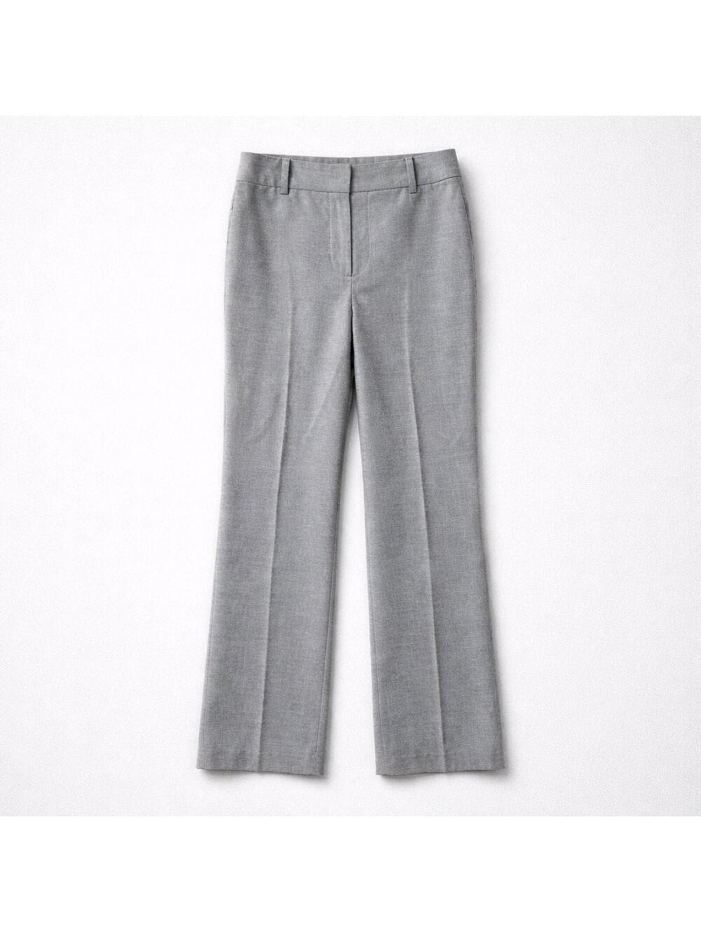 NWT Ann Taylor Signature  Grey Women's Dress Pants Boot Leg Career Sz8 MSRP $90
